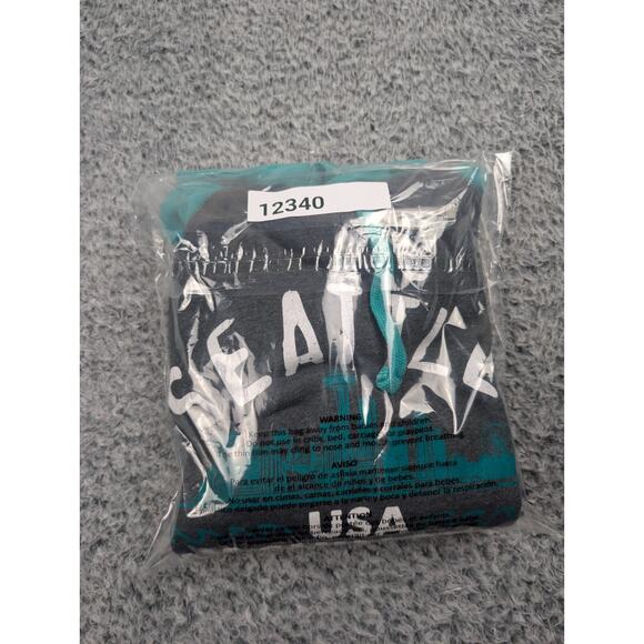 Seattle Washington Hoodie Adult Medium Gray Destination Pullover Sweater Fleece - Picture 6 of 6